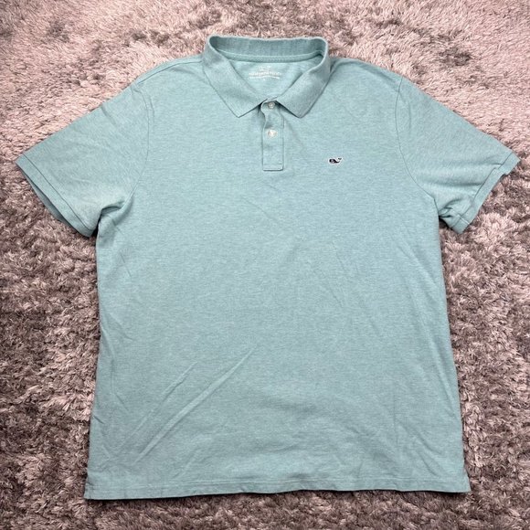 Vineyard Vines Light Green Men’s Polo Shirt - Picture 1 of 8